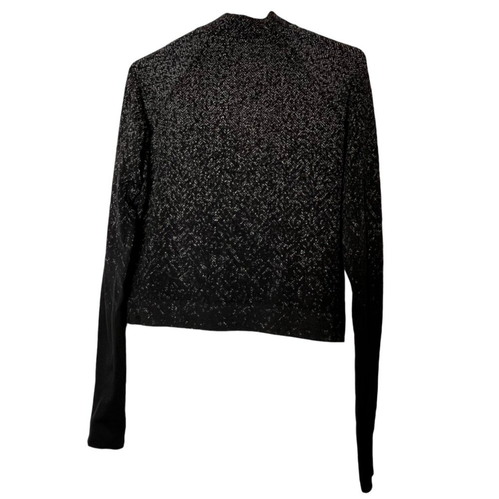 Lululemon Rest Less Cropped 1/2 Zip black tag size is missing is like small - Picture 8 of 12